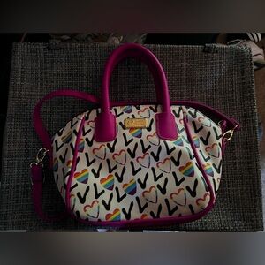 Betsey Johnson love crossbody purse